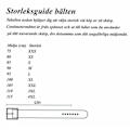 Miniatyrbillede 2 af 2: No1 Elastisk bælte / bælte Sort - 6 forskellige længder Sort Længde