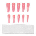 Miniatyrbillede 2 af 7: 10 stk. Ren Farve Falske Negle Kvinder Piger Udsøgte Moderne Falske Negle Tip Manicure VærktøjN5354-08