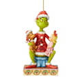 Miniatyrbillede 1 af 10: Julepynt med Grinch - 2D fladt akrylvedhæng, grøn pelsmonster, juletræspynt, julegave 7
