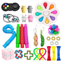 Miniatyrbild 1 av 2: 28-pack Pop it-set med sensoriska leksaker för vuxna och barn