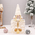 Miniatyrbillede 1 af 9: Julepynt Hvid Skæg Ansigtsløs Dukke Indtrækkelig Dukke Lysende Rudolf Pynt 4