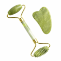 Pikkukuva 10 / 11: Gua Sha -hierontakiteli, suuri, ruskettunut - vihreä