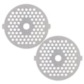 Pikkukuva 3 / 8: 2 kpl Sähköinen Lihamyllyterä Ruostumattomasta Teräksestä Hiomakiekko Pyöreä Reikä 5#/B-tyyppiseen Lihamyllyyn (3mm 56 reikää)