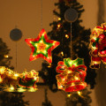 Pikkukuva 3 / 10: LED-joulukoristevalot, piirrettyjä ikkunasimuja, joulu tunnelma, värilliset valot Small Five-Pointed Star