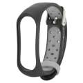 Miniatyrbilde 5 av 8: Smart Armbånd Smartklokke Håndleddsbånd Sløyfebånd Rem Tofarget Anti-Tapte for Xiaomi Mi Band 6 5 NFC (Svart Grå)
