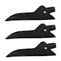 Miniatyrbild 4 av 8: 3-pack Frisör Saxpåse Minimalistisk Konstläder Barberare Hårklippningssax Väska för Frisörsalong Skönhetssalong