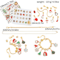 Miniatyrbild 1 av 5: Julklappssmyckesset Låda 24 Nedräkningskalender Advent Överraskning Blind Box DIY E