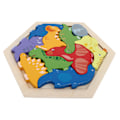 Miniatyrbild 4 av 8: Färgglada dinosaurieblock Staplingsset Förbättra Koordination Träbalansblock Pedagogisk Leksak