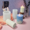 Miniatyrbilde 3 av 5: Form for sylinderstripete lysproduksjon modell molds H A
