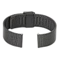Pikkukuva 1 / 8: 22 mm:n ruostumattomasta teräksestä valmistetut kellohihnat, mesh-kudotut kellohihnat, pikalukituskellohihnat, universaali solki Amazfit GTR 3:lle (musta)