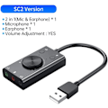 Pikkukuva 9 / 9: Ulkoinen USB-äänikortti Ilmainen Laitteen Ääniadapteri