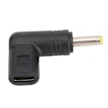 Miniatyrbillede 1 af 6: Type C Hun til DC 4.0x1.7mm Adapter Støtter 100W PD Hurtigopladning 90 Graders Vinklet USB C til DC Adapter