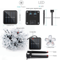 Miniatyrbillede 4 af 5: 7M 50 LED Kirsebærblomst Solcellelys Loop Have Feelyss