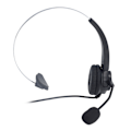 Miniatyrbillede 2 af 8: USB-headset med støjreduktion, justerbar lydstyrke, hovedbøjle, enkelt øre, kablet computerheadset med mikrofon til kontor