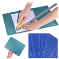 Miniatyrbilde 3 av 8: A4 PVC Ristnett Skjærebrett Profesjonelt Selvhelende Skjærematte Multifunksjonelt for Quilting Sy Scrapbooking DIY Håndverk Blå