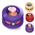 Miniatyrbillede 2 af 6: Eksotisk Metal Marmor Voksen Afstressende Legetøj Kreativ Spindende Fingerbane Konkurrence Marmor Rubiks Terning Fingerspids Gy Purple