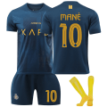 Miniatyrbilde 3 av 4: 2324 Al-Nassr FC Borte Drakt Nr. 7 Fotballdrakt Nr. 10 Fotballtreningsdrakt No number #M