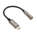 Pikkukuva 4 / 8: Tyyppi C - 3,5 mm kuulokevahvistin 15 cm / 5,9 tuumaa 120 dB kuulokevahvistin Android PC:lle Musta