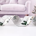 Miniatyrbillede 1 af 6: Julepynt Julebånd Juletræspynt Hængende Pynt Farverigt Bilprintbånd 3M Christmas Gray