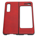 Miniatyrbillede 4 af 7: Mobiltelefon Etuier Stødsikkert Telefon Læder Cover Skal til Samsung Galaxy Z Fold 1 / W20Red