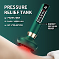 Miniatyrbilde 7 av 8: Elektrisk skrapeinstrument for lading, skraping, cupping og åpning av meridianer 12 levels green