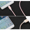Miniatyrbild 3 av 3: 2-delad USB-C snabbladdningskabel laddare Typ-C nylonflätad datakabel laddningskabel Gold Type-c-2M