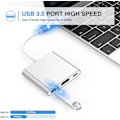 Miniatyrbild 6 av 7: USB C-HDMI-adapter 4K HUB Typ C-adapter