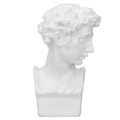 Miniatyrbillede 1 af 8: Harpiks Hoved Skulptur Dekorativ Ornament Nordisk Mini Buste Kunst Figur til Studie Soveværelse Stue