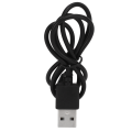 Miniatyrbilde 3 av 7: 2P Smartklokke Laderkabel Magnetisk Klokke Lader Erstatning USB Datakabel Svart 4.0mm/0.2in 12.3mm/0.5in