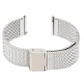 Pikkukuva 5 / 8: 22 mm:n ruostumattomasta teräksestä valmistetut kellohihnat, mesh-kudotut kellohihnat, pikalukituskellohihnat, universaali solki Amazfit GTR 3:lle, hopea