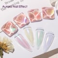 Miniatyrbilde 3 av 9: Neglepulver Aurora Pigment Krom