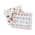 Miniatyrbild 4 av 5: Julklappssmyckesset Låda 24 Nedräkningskalender Advent Överraskning Blind Box DIY E