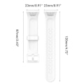 Pikkukuva 6 / 7: Vaihtohihnat yhteensopivat Xiaomi Mi Band 7 Pro:n kanssa, pehmeät silikonirannekkeet, hengittävät säädettävät rannehihnat