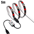 Miniatyrbilde 2 av 6: Bluetooth Musikk 5050 LED Stripe Lys Fleksibel Tape RGB Lys 5 M