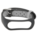 Pikkukuva 2 / 8: Älykäs ranneke Nauha Älykello Ranneke Silmukka Ranneke Hihna Kaksivärinen Kadonnut Xiaomi Mi Band 6 5 NFC:lle (Musta Harmaa)