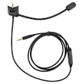 Miniatyrbilde 2 av 8: Kabel Boom Mikrofon Støyreduksjon Mikrofon Lydkabel med Dempekontroll for QC35 QC35 II Gaming Hodesett