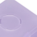 Miniatyrbillede 4 af 7: 5 stk. Pudderpudeetui Plast Åndbar Støvbestandig Makeup Pudder Opbevaringsboks Transparent Lilla