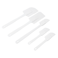 Miniatyrbild 8 av 8: 5-pack vaxspatelset i silikon, återanvändbara, för vaxning, omrörning, applicering, multifunktionella vaxpinnar för hem och salong