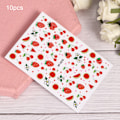 Miniatyrbilde 4 av 8: 10 stk 3D Neglekunst Dekor Klistremerker Selvklebende DIY Manikyr Dekor for Neglesalong Hjem (XF3270)