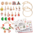 Miniatyrbillede 2 af 6: Juleankomstdagskalender Blind Box DIY Kreativ Børne Armbånd Tilbehør I