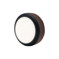 Miniatyrbillede 3 af 5: LED Lille Natlampe Nr. 5 Batteri Infrarød Fjernbetjening Tryk Sengelamper Gangbelysning Racket Ishockey Lys Black 1 led 1 Remote Control