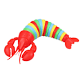 Miniatyrbillede 10 af 10: Stor Lysende Hummer Dekompressionslarve Sneglen Puslespil Trykaflastning Fingerspids Eksotisk Interaktivt Legetøj Pink (Luminous Slug)