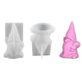 Miniatyrbillede 5 af 5: Ny DIY Krystal Epoxy Form Julemand Snemand Lys Silikon A
