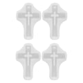 Miniatyrbilde 4 av 7: 10 stk Silikon Korsform Formbar Trygg Elastisk Myk Enkel Utgivelse Multifunksjonell Hengerstøping Former for Smykkeproduksjon DIY