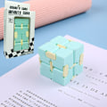 Miniatyrbild 1 av 5: Oändlig Kub Avstressningsföremål Fickkub Macaron Fickflip Kub Avstressning Mini Fickkub Green Infinite Cube Boxed