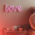 Miniatyrbilde 2 av 2: Love Neonlampe - Gul Rosa