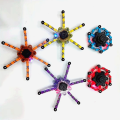 Miniatyrbild 3 av 6: Deformerbar Gyroskop Kedjetyp Mångsidig Styling Fingertoppsleksak Mekanisk Barns Intelligenta Gyroskop sixteen