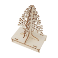 Miniatyrbild 8 av 8: DIY Träjulgran Utbildande Interaktivt 3D Trähantverksprojekt med Färgglada Ljus för Studenter Färgglad Jul