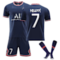 Pikkukuva 1 / 3: Lasten jalkapallopaita nro 30 Messi nro 7 Mbappé nro 10 Neymar 7