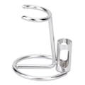 Miniatyrbillede 7 af 8: Razor Stativ Praktisk Sølv Metal Anti-Skrid Sikker Hurtig Tørrende Razor Holder Razor Hanger Barbering Værktøj